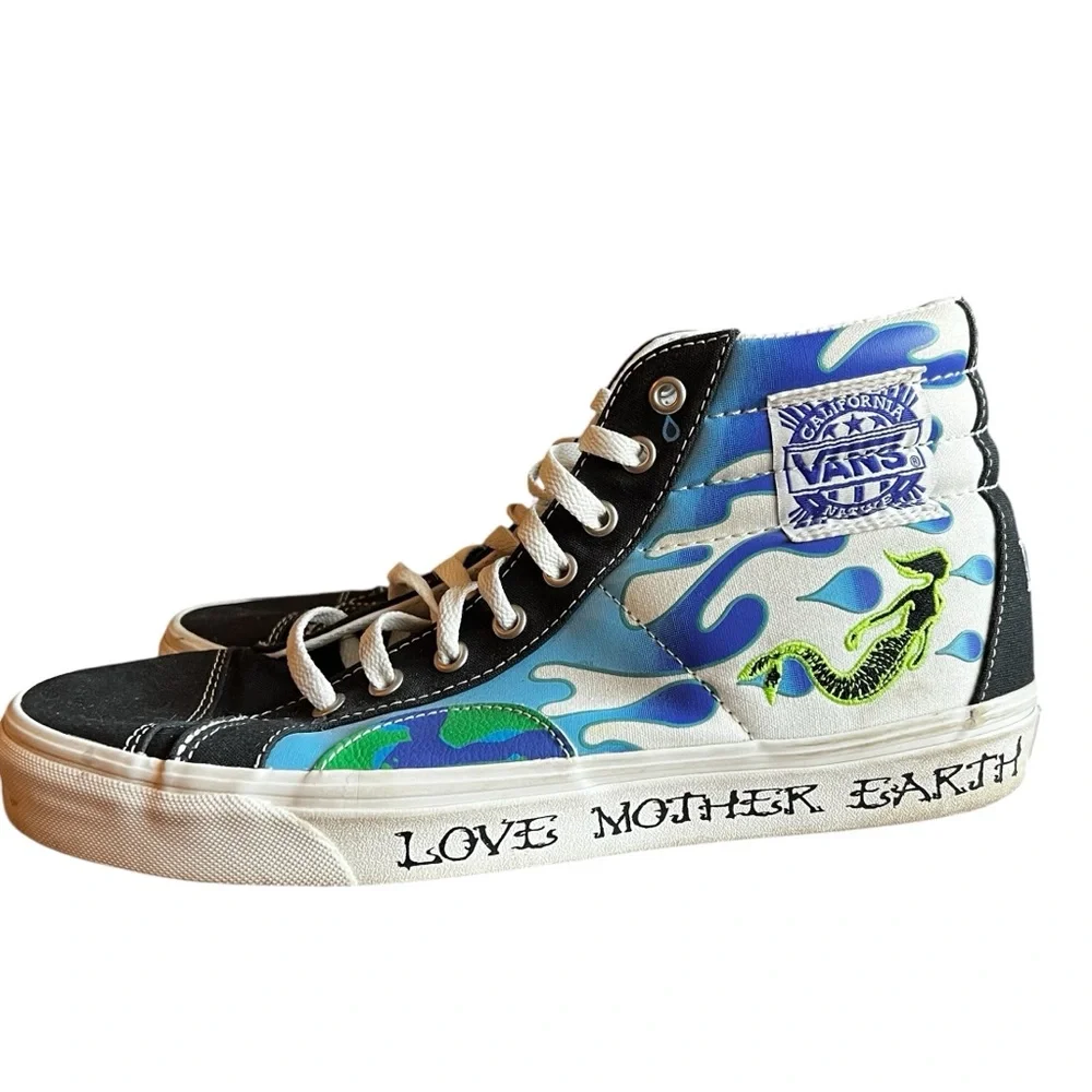Vans Style 238 Hi Top Mother Earth Elements Sneakers Men’s size 10 - Picture 2 of 12